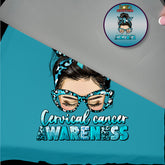 Messy Bun Cervical Cancer